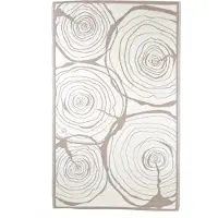 Esschert Design Tapis d'extérieur 240x150 cm Anneaux ascendants