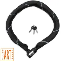 Lynx Chain Lock Art-2 110 cm x 8,3 mm couverture en nylon noir sur la carte
