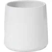 J-Line Cachepot rond ceramique blanc medium