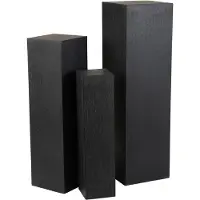 Jline Colonne rectangulaire argile noir large
