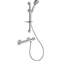 Delabie Système de douche avec thermostat de douche H9739S, raccordements standard