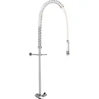 Delabie Combiné de prélavage monotrou avec mélangeur, sans robinet de puisage - - G6633