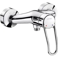 Delabie Mitigeur de douche EP, manette, raccords STOP/CHECK
