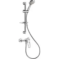 Delabie Système de douche avec mitigeur à levier unique, modèle 2539EPS, raccords standard