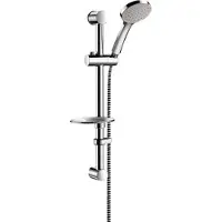 Delabie Garniture de douche monojet avec barre de douche D25mm