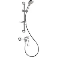 Delabie Système de douche avec EHM 2539EP, raccords en S STOP/CHECK