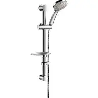 Delabie Garniture de douche 5 jets avec barre de douche D25mm