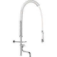 Delabie Brûleur de lave-vaisselle + HB433000 sans bras, sortie télescopique + tube de montée court