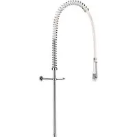 Delabie Pommeau de lave-vaisselle + douchette 433000 sans bras, colonne montante longue G3/4