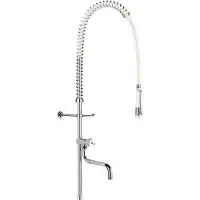 Delabie Br+HB 433000 sans bras, sortie télescopique + tube de montée long