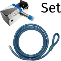 Stazo Smartlock Cable Lock 5 M Argenté