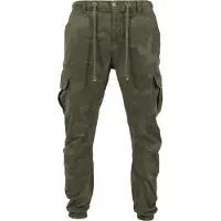 Urban Classics Pantalon cargo kaki / olive / vert foncé