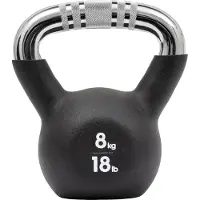 Adidas Fitness Kettlebell 8kg Argenté