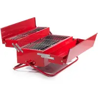 SUCK UK Boîte à outils pour grillades, 20 x 22 x 40,5 cm