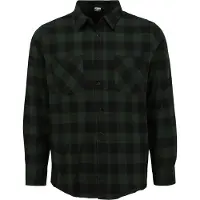 Urban Classics Chemise vert foncé / noir