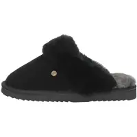 Warmbat Pantoufle 'Flurry' noir