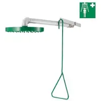 Delabie Douche corporelle de sécurité W-Mont. horizontale