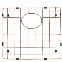 Reginox grille de sol BOTTOM GRID 50x40 en couleur COPPER / MIAMI / revêtement PVD / grille d'égouttage