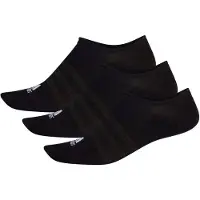 Adidas Light No Show Socks 3 Pairs Noir EU 34-36 Homme
