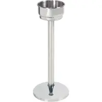 HorecaTraders Support pour refroidisseur à vin | acier inoxydable | 67,5(h)cm | Ø18 cm | 3 kg