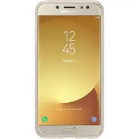 Samsung Galaxy J7 (2017) Jelly Coque Arri?re Or
