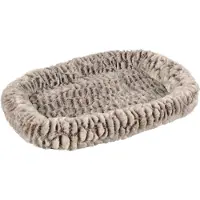 Flamingo Lit pour chien Snoozzy, design plat, gris/noir