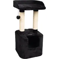 Flamingo Ogro Cat Tree Noir 40 x 40 x 79 cm