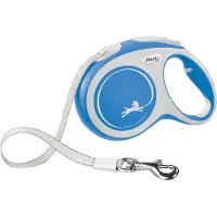 Flexi Laisse automatique New Comfort L Sangle 5m Bleu