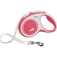 Flexi Laisse automatique New Comfort S Sangle 5 m rouge