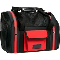 Flamingo Sac bandoulière , modèle Smart Bag, noir et rouge