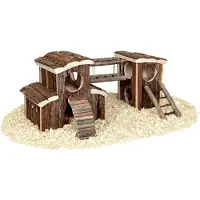 Flamingo Ole Wonderland Rodent House Marron
