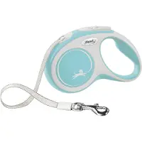 Flexi Laisse automatique New Comfort S Sangle 5m Bleu