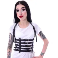 Poizen Industries Harnais Gothic de - Aniya Belt - pour Femme - noir - Taille Standard