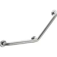 Delabie Barre d'appui à 135° 3 points Basic Ø32 400x400 Inox satiné - 35082S