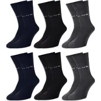 Pierre Cardin 6 paires de chaussettes 43-46 noir bleu gris