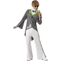 Atosa Costume De Rock Star Argent
