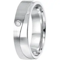 Lucardi Bague argent / transparent