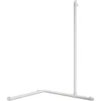 Delabie main courante 2 murs + barre de pontage verti. Be-Line D35 alu blanc