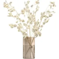 LSA International Vase LSA Wicker de Kandelaar Brown/Mocha 25 cm