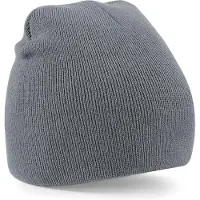 Beechfield Pack 50 Bonnet homme Beanie original Pull-On Graphite Grey - Beechfield B44 - Taille One Size