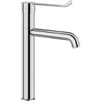 Delabie WT-MBatt. EP Schwenkauslauf hoch H205 L170, Hygienehebel