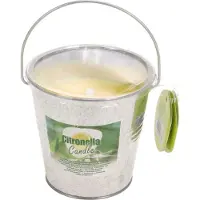 Gardalux Bougie citronnelle avec seau acier 10x10cm Citronella outdoor candle