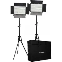 Nanlite 1200-CSA bi-color dual Kit (w/ étui & Support pour Lampe)
