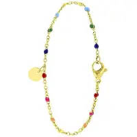 Lucardi Bracelet or / mélange de couleurs