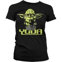 Hybris Star Wars - T-Shirt Girl Cool Yoda - Black (L)