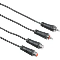 Hama Rallonge audio, 2 RCA mâles - 2 RCA femelles, 3 m