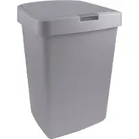 Sunware Delta Trash Can With Flap 50 L Anthracite