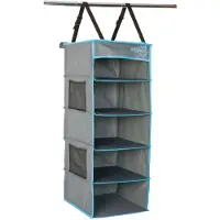 Bo Camp - Armoire suspendue - Armoire de camping - Rangement - 5 compartiments
