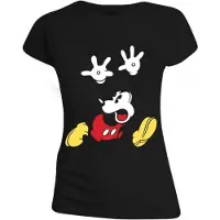 Difuzed Noname Disney - T-Shirt - Mickey Mouse Panic Face - Girl (S)