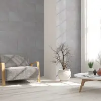Grosfillex Carreau revêtement mural Gx Wall+ 11 pcs 30x60cm Gris clair